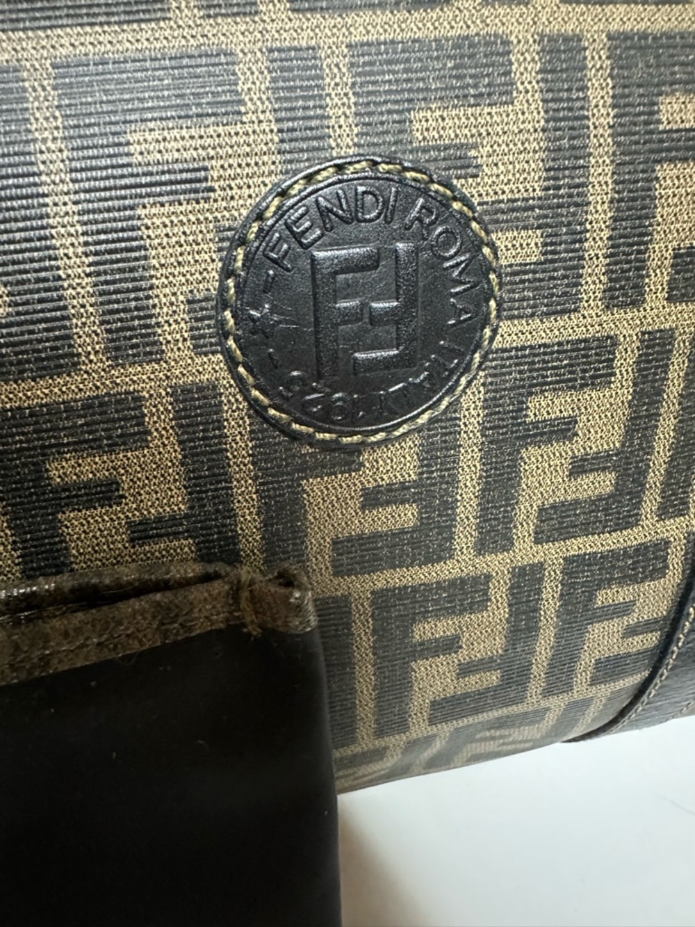 Fendi Zucca 40 Canvas Duffle Bag - Picture 3 of 12
